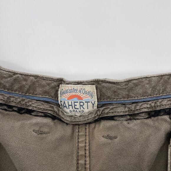 FAHERTY Pants Size 40 Cotton Blend Straight Leg Utility Workwear [FLAWED] - Picture 3 of 11